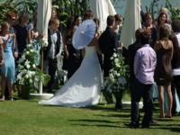 Wedding Processional at Castaways - Music and Flowers by the Perfect Wedding